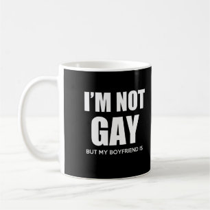Mug Je ne suis pas gai mais mon ami est gay pride