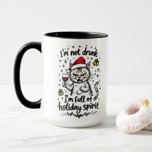 Mug Je ne suis pas ivre Je suis plein d'esprit de vaca