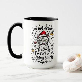 Mug Je ne suis pas ivre Je suis plein d'esprit de vaca