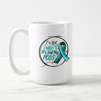 Mug Je ne suis pas lazy C'est juste mon PCOS ruban Tur