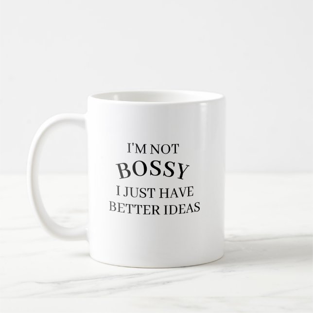 Mug Je ne suis pas le patron, j'ai simplement de meill (Gauche)