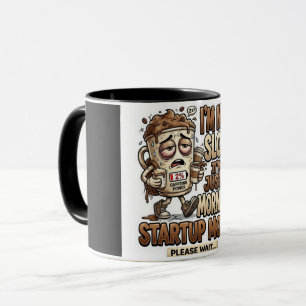 Mug Je ne suis pas lent, je suis juste en mode démarra