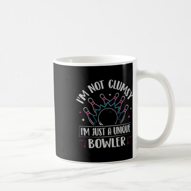 Mug Je ne suis pas maladroit - Je suis juste un Bowler (Droite)