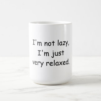 Mug Je ne suis pas paresseux, je suis juste très déten