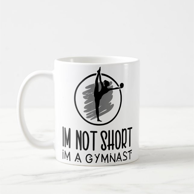 Mug Je ne suis pas petit, je suis une gymnaste de chee (Gauche)