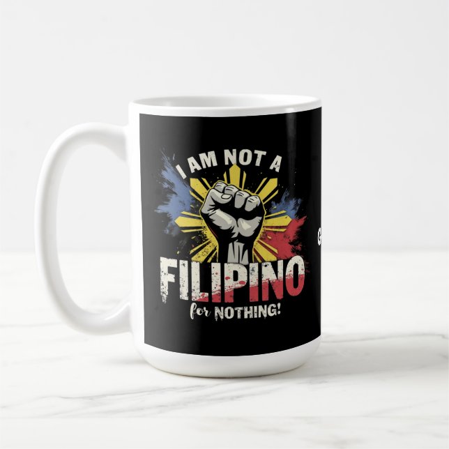 Mug Je Ne Suis Pas Philippin Pour Rien Duterte Support (Gauche)