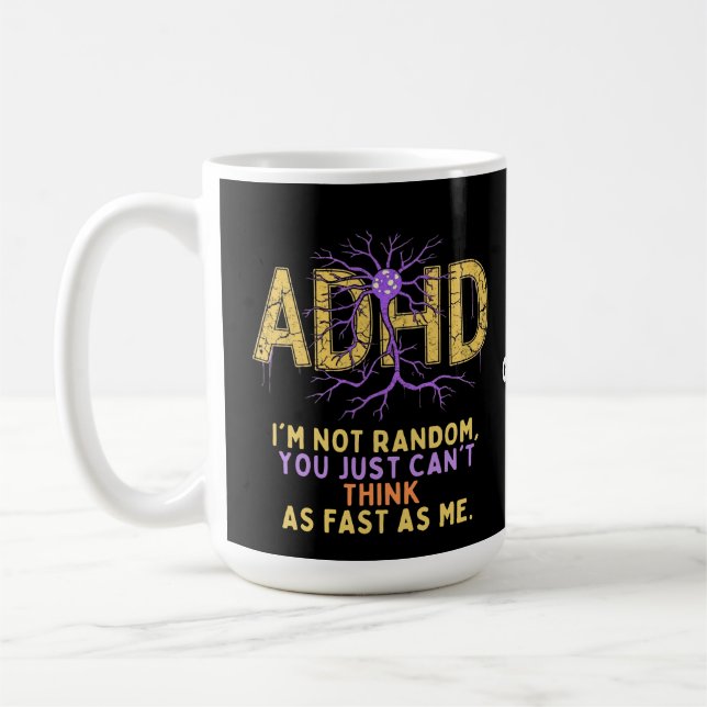 Mug Je ne suis pas Random Funny j'ai un Cool de devis  (Gauche)