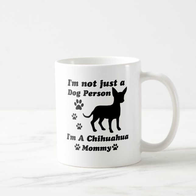 Mug Je ne suis pas simplement une personne de chien ; (Droite)