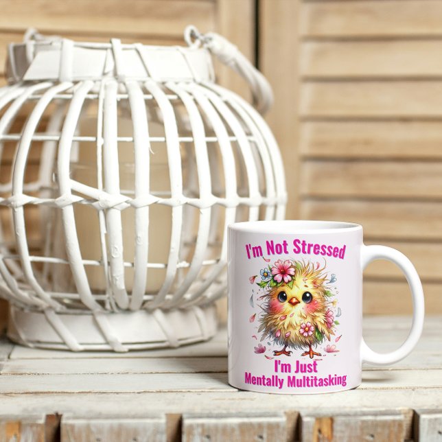 Mug Je ne suis pas stressé Je ne suis qu'une multitâch (Créateur téléchargé)
