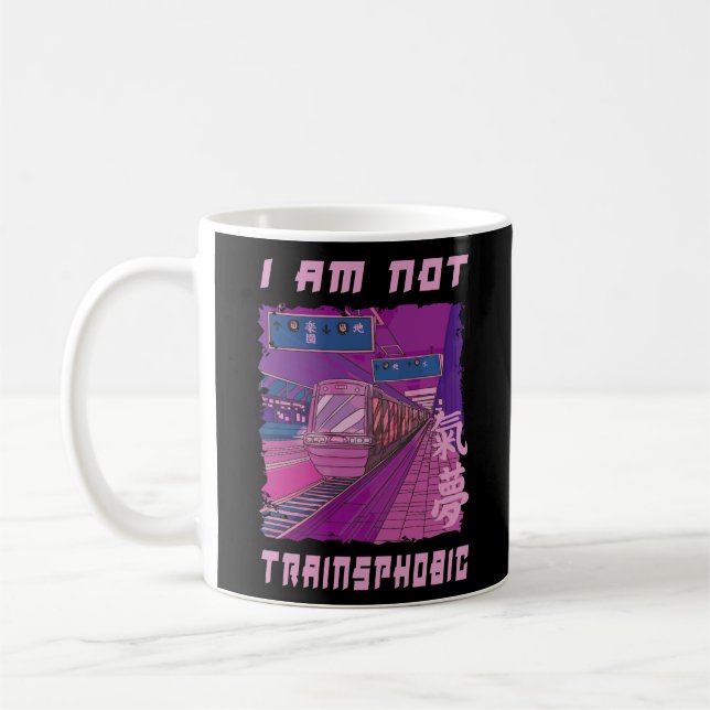 MUG JE NE SUIS PAS TRAINSPHOBIQUE (Gauche)