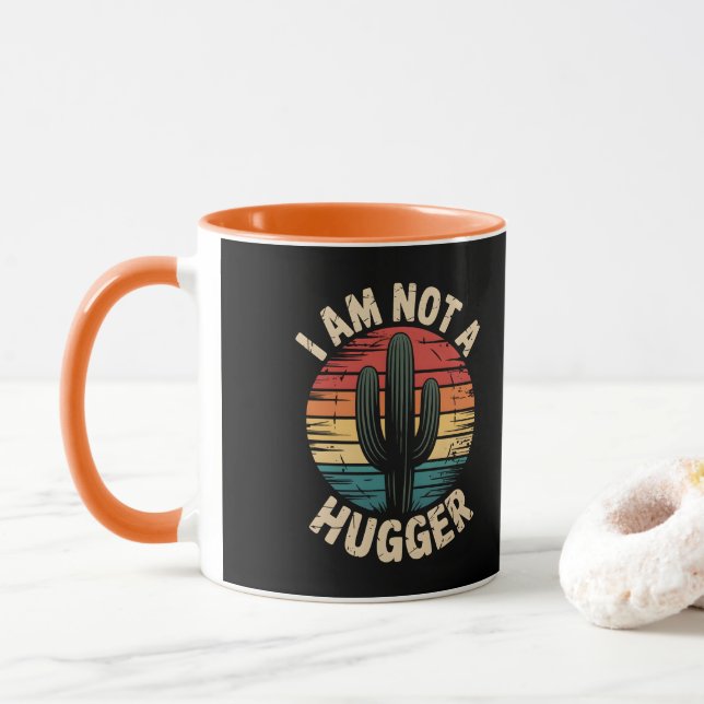 Mug Je ne suis pas un câlin (Avec donut)