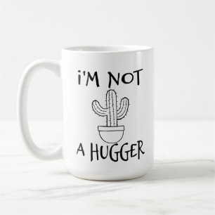 Mug Je ne suis pas un câlin fun cactus