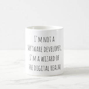 Mug "Je ne suis pas un développeur logiciel, je suis l