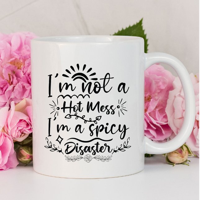 Mug Je ne suis pas un fouillis amusant | Sarcastique (Créateur téléchargé)