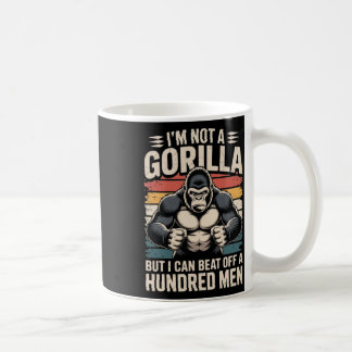 Mug Je ne suis pas un Gorille, mais je peux battre des