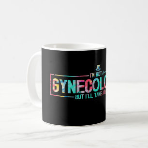 Mug Je ne suis pas un gynécologue mais je vais jeter u