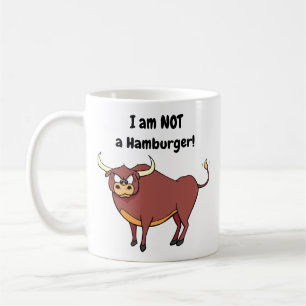 Mug Je ne suis PAS un Hamburger ! - Végétarien