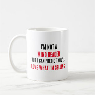 Mug Je ne suis pas un lecteur mental, mais je peux pré