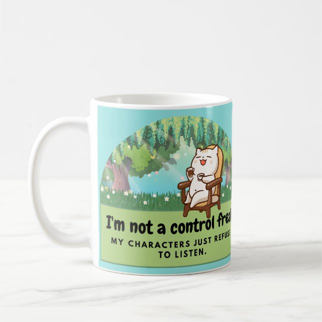 Mug Je ne suis pas un maniaque du contrôle : Hilarious (Gauche)