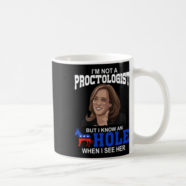 Mug Je ne suis pas un proctologue mais je connais un t (Droite)