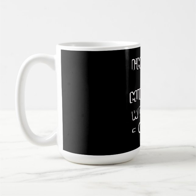 Mug Je ne suis pas un travailleur miracle - café (Gauche)