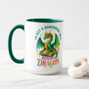 Mug Je ne suis pas un ver de livre...