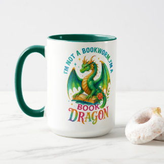 Mug Je ne suis pas un ver de livre...