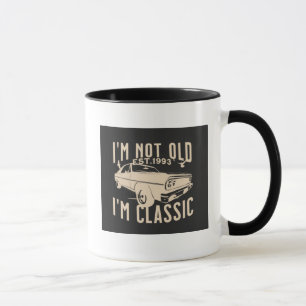 Mug Je ne suis pas vieux Im classique moderne voiture 