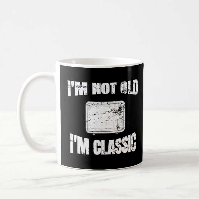 Mug Je Ne Suis Pas Vieux Im Classique Tv Graphique Vin (Gauche)