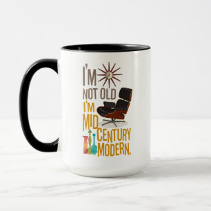 Mug Je ne suis pas vieux Je suis au milieu du siècle m