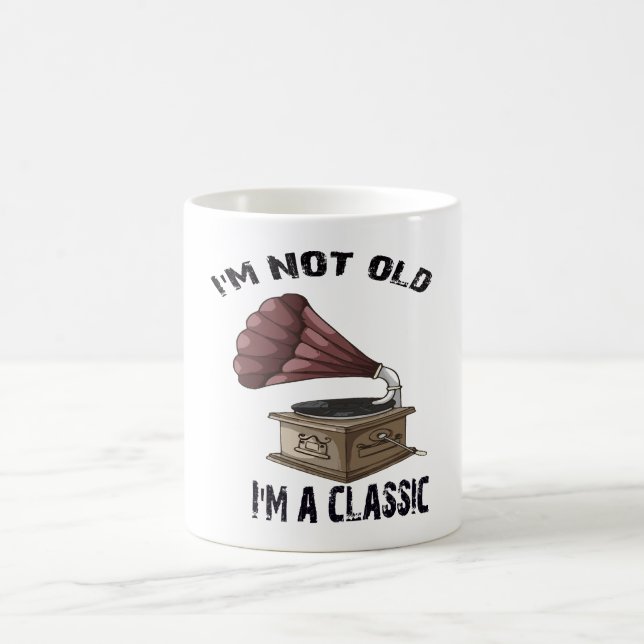 Mug Je ne suis pas vieux, je suis classique (Centre)
