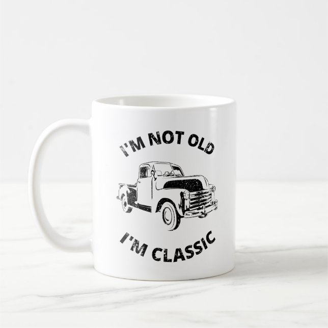 Mug Je ne suis pas vieux Je suis classique (Gauche)