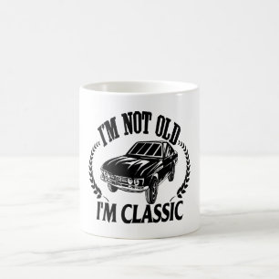 Mug Je ne suis pas vieux, je suis classique drôle de v