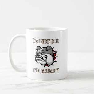 Mug Je ne suis pas vieux Je suis un chien grincheux et