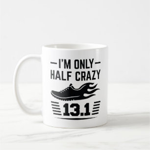 Mug Je ne suis qu'à moitié fou