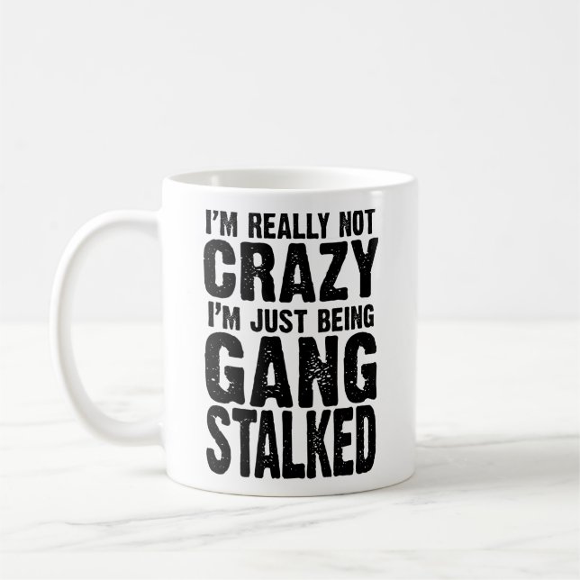 Mug Je ne suis vraiment pas fou, je suis simplement ha (Gauche)