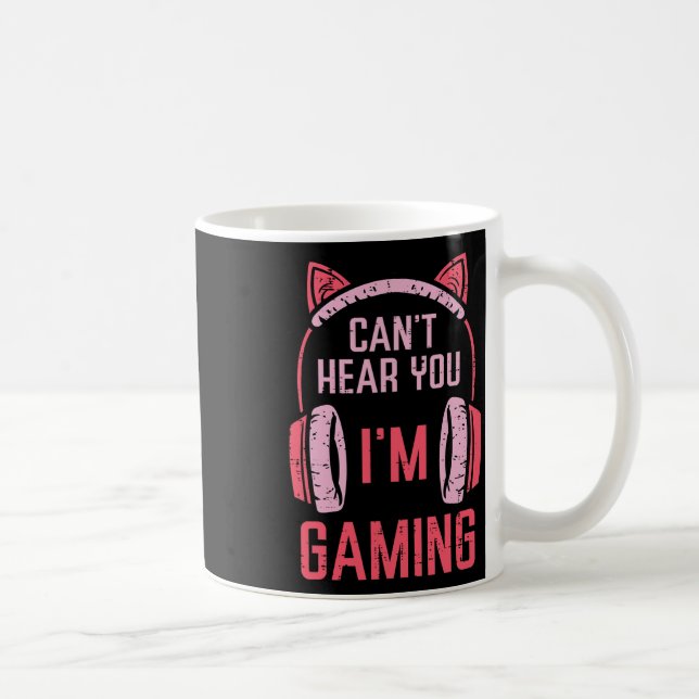 Mug Je ne t'entends pas Je suis en train de jouer Vide (Droite)
