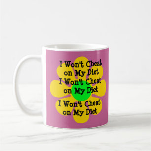 Mug Je ne triche pas sur ma boug de régime