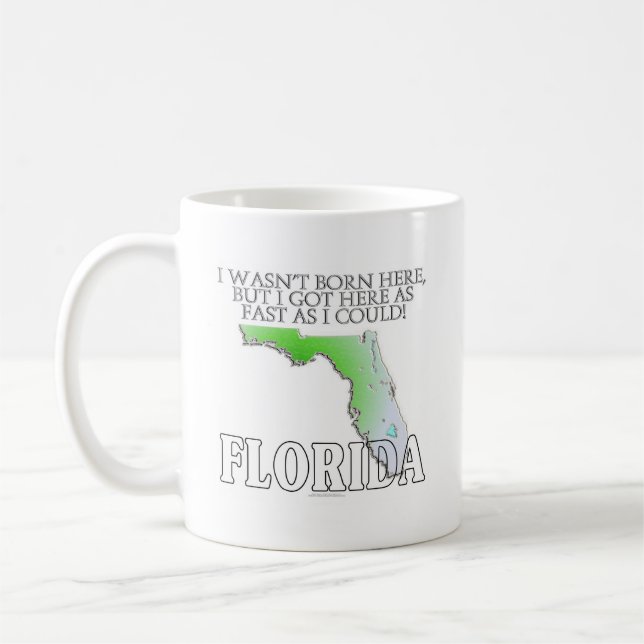 Mug Je n'étais pas ici soutenue… la Floride (Gauche)