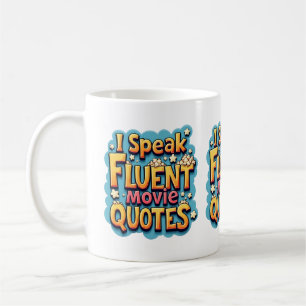 Mug Je parle couramment les citations de films rétro p