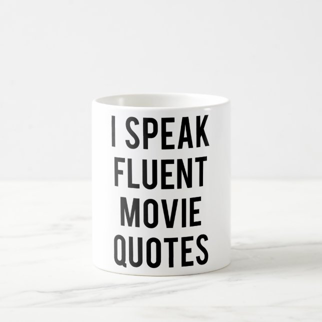 Mug Je parle des citations fluidees de film (Centre)
