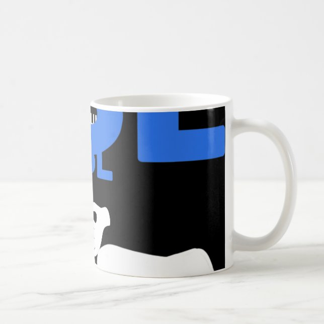 Mug Je Parle Fluent ASL. Langue des signes main ASL Pr (Droite)