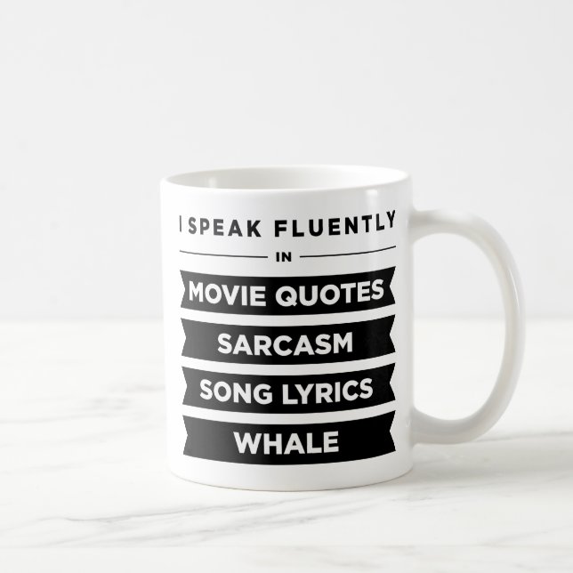 Mug Je Parle Fluidement En (Droite)