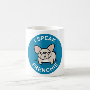 Mug Je parle Frenchie - bleu