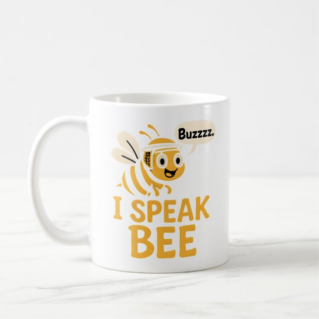 Mug Je parle Humour apiculteur (Gauche)