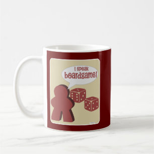 Mug Je parle jeu de société Fun Gamer Motto