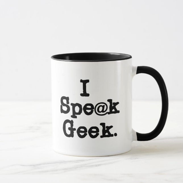 Mug Je parle le geek (Droite)