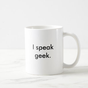 Mug Je parle le geek.
