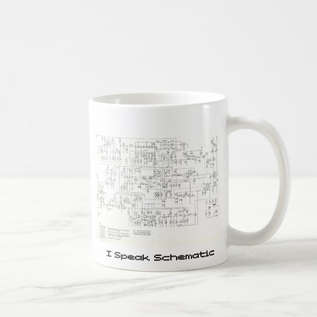 Mug Je parle le schéma (Droite)