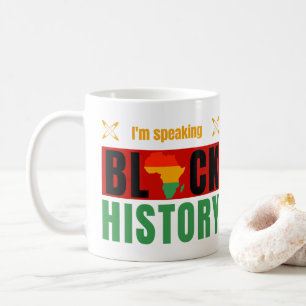 Mug Je parle Mois de l'histoire des Noirs Enseignants